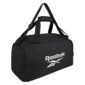 Reebok Black Active Core small duffle bag with white logo.