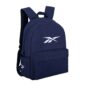 Reebok Navy Classic medium backpack with white logo.