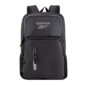 Reebok Black Rival large backpack with white logo.